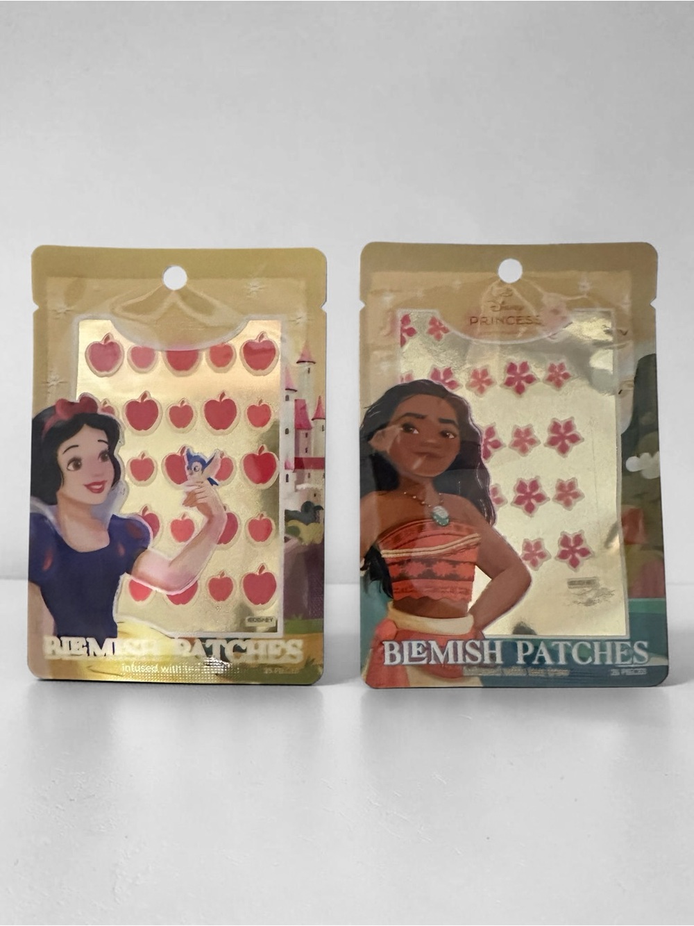 2 pack Disney Princess Blemish Patch Packs infused with tea tree